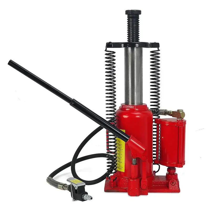 20-Ton Air-Hydraulic Bottle Jack – 40,000 lb Manual Lifting Capacity