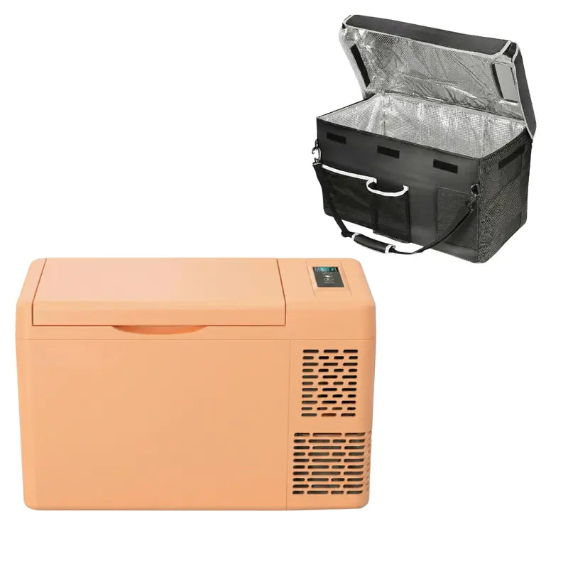 23–30 Quart Portable Compressor-Powered Car Fridge Freezer (12V/24V DC)