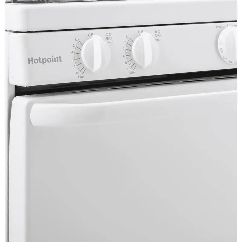 2025 20-Inch 4-Burner Electric Range – Freestanding White Smooth-Top Cooking Appliance