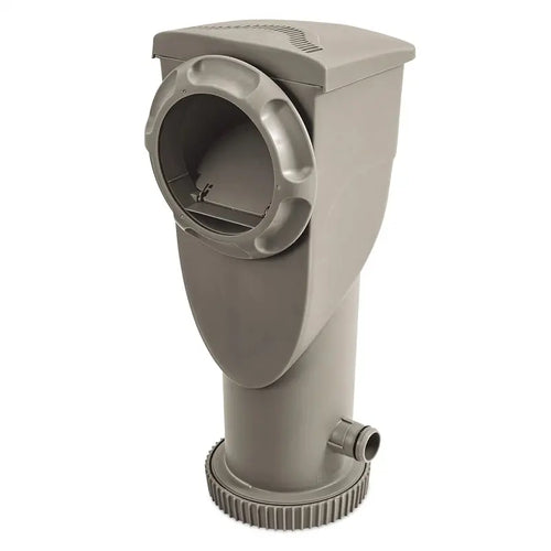 2-in-1 Above-Ground Pool Filter Pump & Skimmer System with 1.5″ Hose Fitting and Secure Clamps