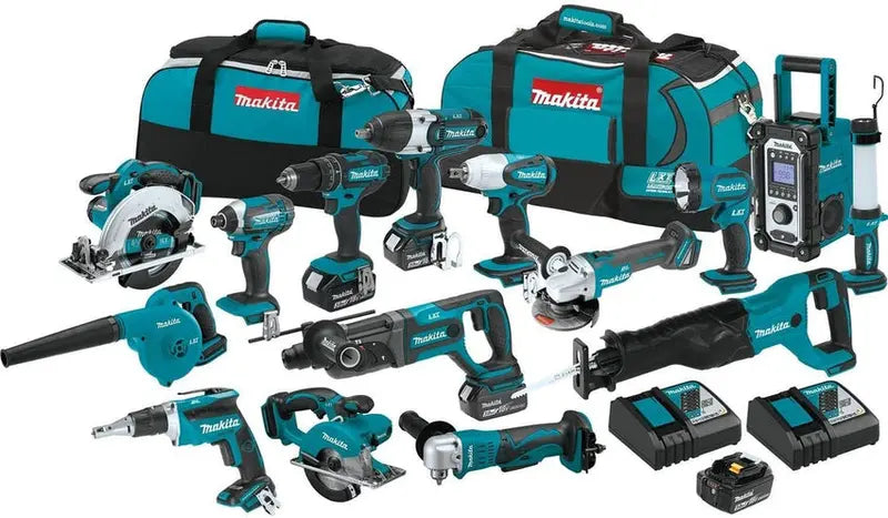 2025 15-Piece Professional Tool Combo Kit – Includes Fast-Charging Battery Pack & Multi-Function Accessories
