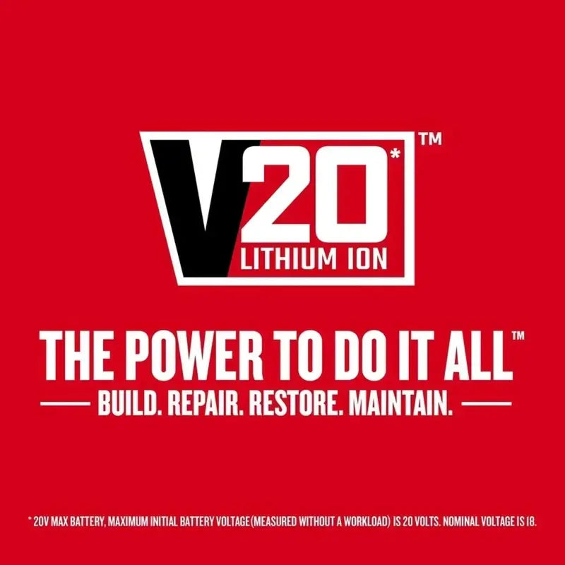 20V MAX Impact Driver with LED Light & Built-in Battery Charger – 2,800 RPM High-Torque Tool