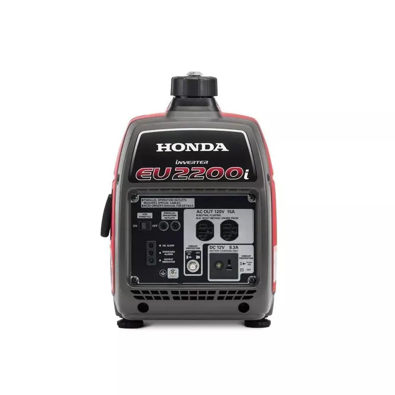 2200-Watt Quiet Portable Generator – Gas-Powered, Inverter Technology, Low-Noise Operation