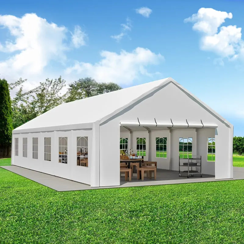 20′ x 40′ Commercial-Grade Party Tent – Waterproof Event Shelter with Zippered Door, Removable Sidewalls & Storage Bags