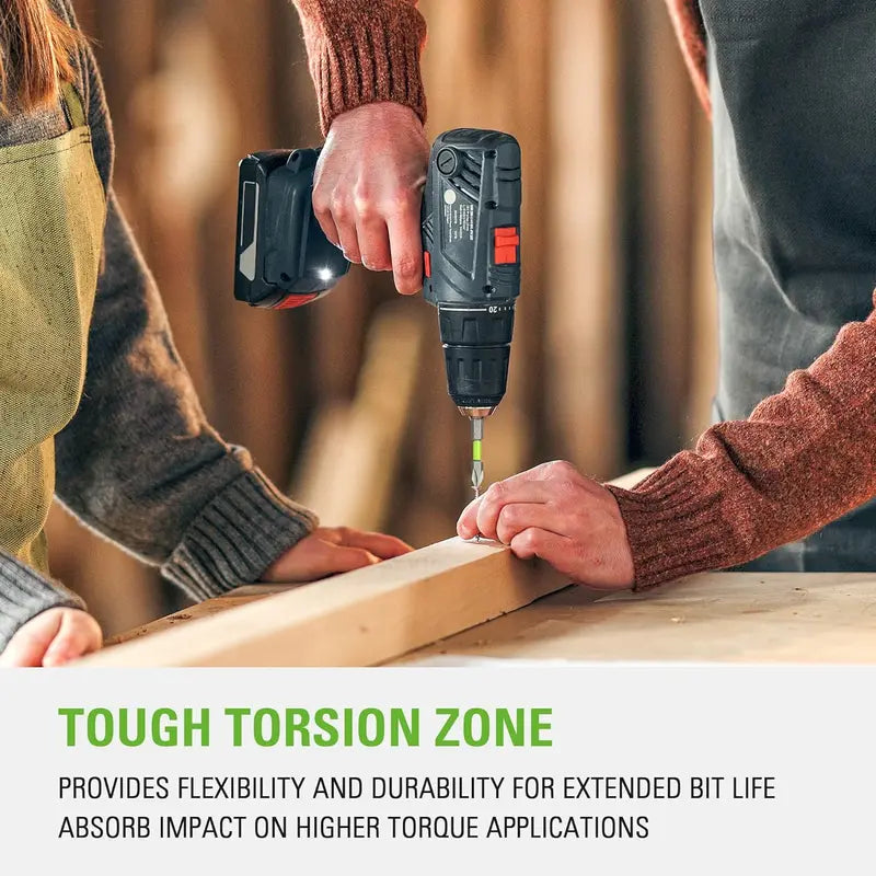 24V Brushless Cordless Drill & Impact Driver Combo Kit – Includes 1/2″ Chuck and 1/4″ Hex Bit Holder