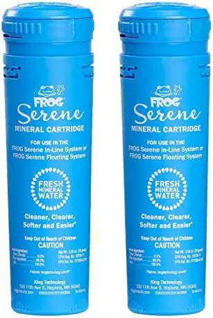 2 Frog Serene Mineral Cartridges for Hot Tubs & Spas up to 600 Gallons – Quick & Easy Sanitizer