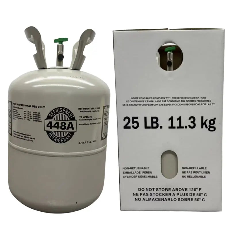 25 lb R448A Refrigerant – Eco-Friendly Commercial & Industrial HVAC Replacement Gas