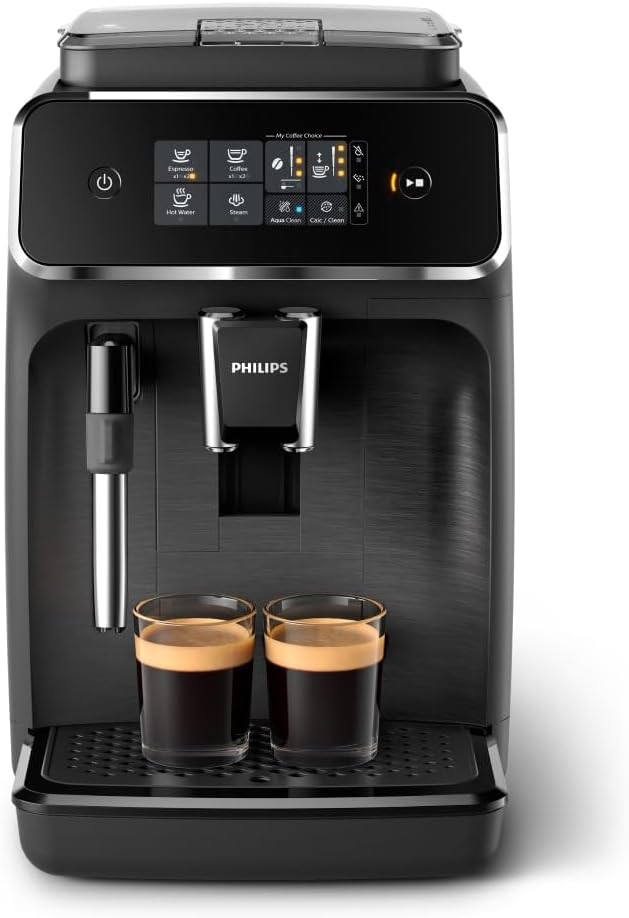 Philips EP2220/10 2200 Series Kaffeevollautomat 1,8L – Panarello, Aroma Seal, Touch Display, Schwarz