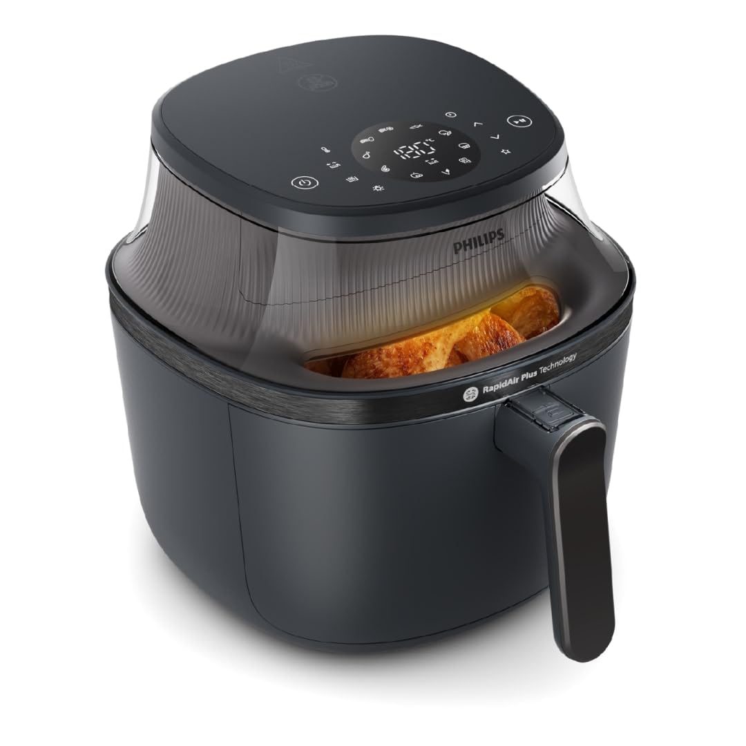 Philips NA229/00 Heißluftfritteuse 4,2L – 13-in-1, RapidAir, 9 Programme, Touchscreen, Schwarz