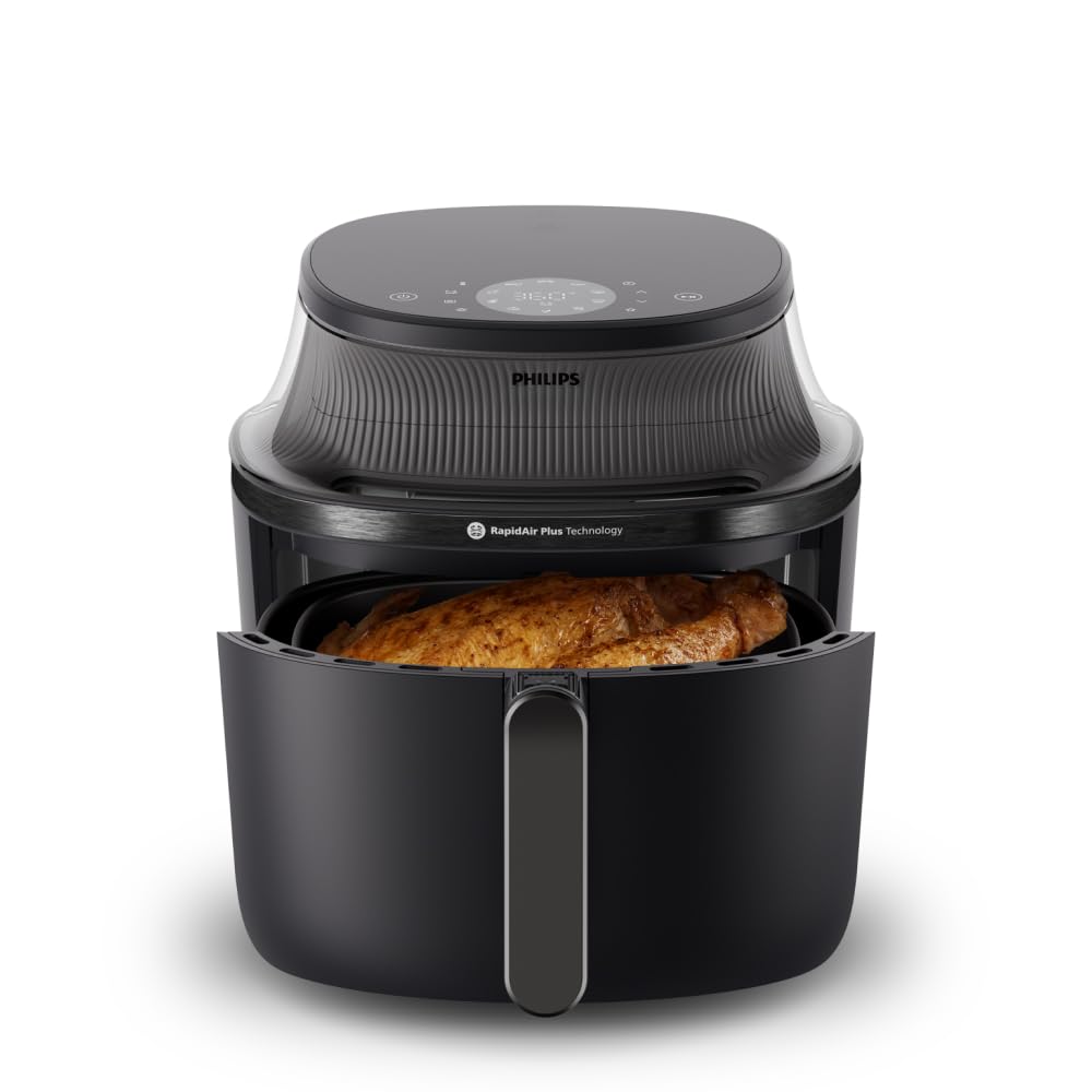 Philips NA229/00 Heißluftfritteuse 4,2L – 13-in-1, RapidAir, 9 Programme, Touchscreen, Schwarz