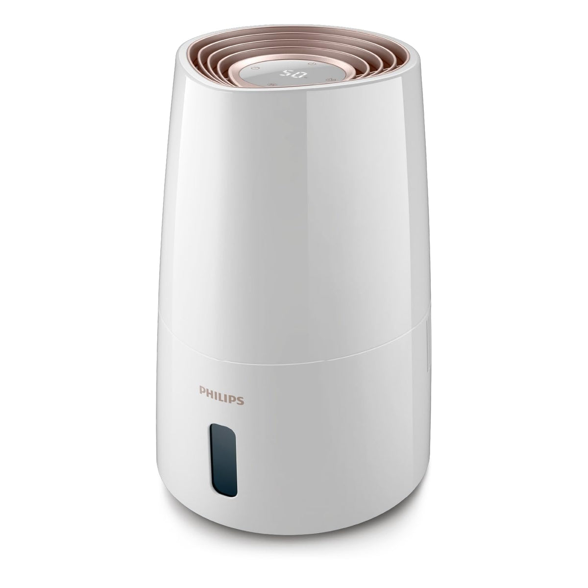 Philips HU2716/10 2000 Series Luftbefeuchter 2L – 99% bakterienreduziert, 32m², 360°, 3 Stufen, Schlafmodus, Weiß