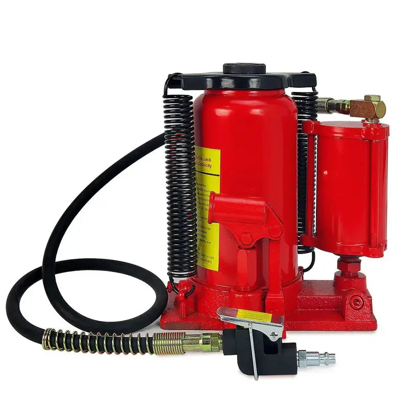 20-Ton Air-Hydraulic Bottle Jack – 40,000 lb Manual Lifting Capacity