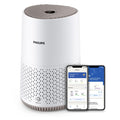 Philips AC0651/10 Luftreiniger 44m² – NanoProtect HEPA, AeraSense, 19dB, 12W, CADR 170m³/h, Air+ App, Weiß