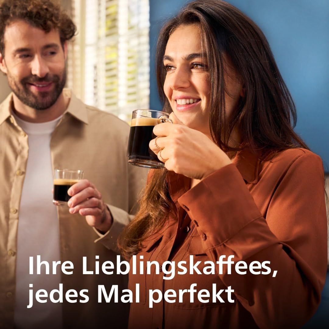 Philips EP2220/10 2200 Series Kaffeevollautomat 1,8L – Panarello, Aroma Seal, Touch Display, Schwarz