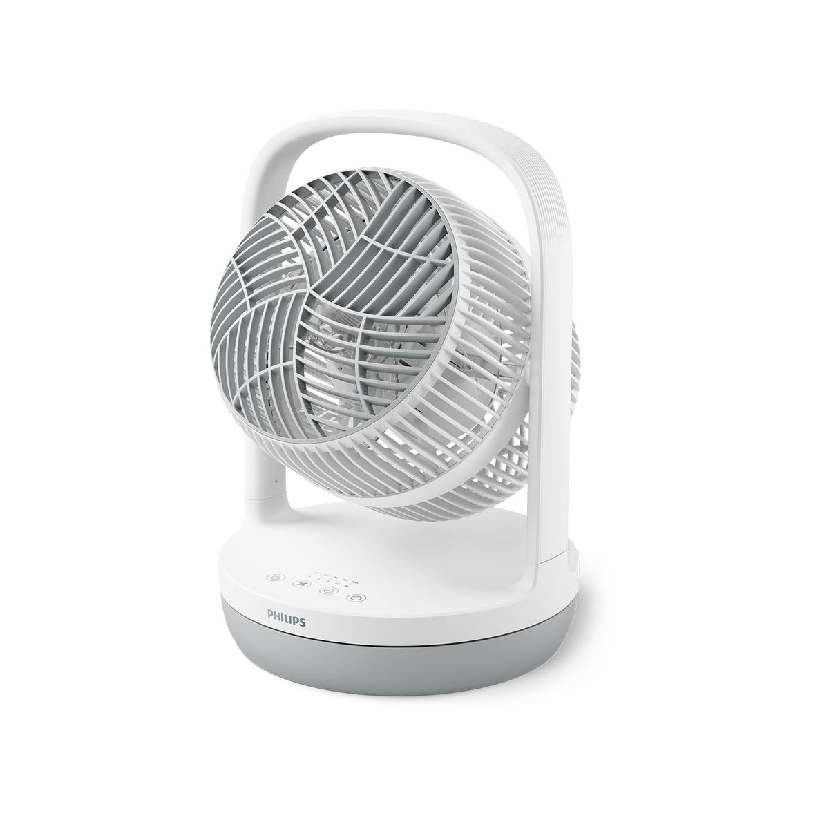 Philips CX3050/01 SilentWings Tischventilator – 23dB, 738m³/h, 90° Oszillation, 180° Neigung, 3 Stufen, Schwarz