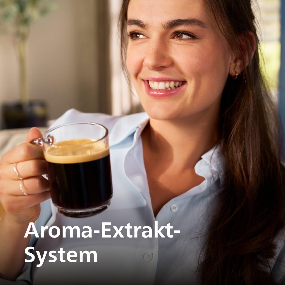 Philips EP2220/10 2200 Series Kaffeevollautomat 1,8L – Panarello, Aroma Seal, Touch Display, Schwarz
