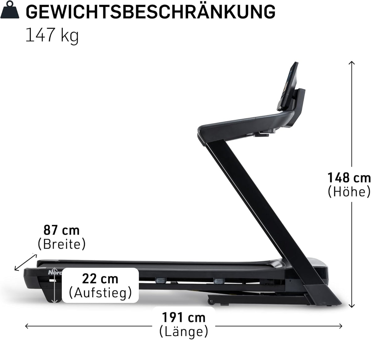 NordicTrack T-Serie: Laufband für Zuhause mit Steigung, Bluetooth & hoher Tragkraft ✨