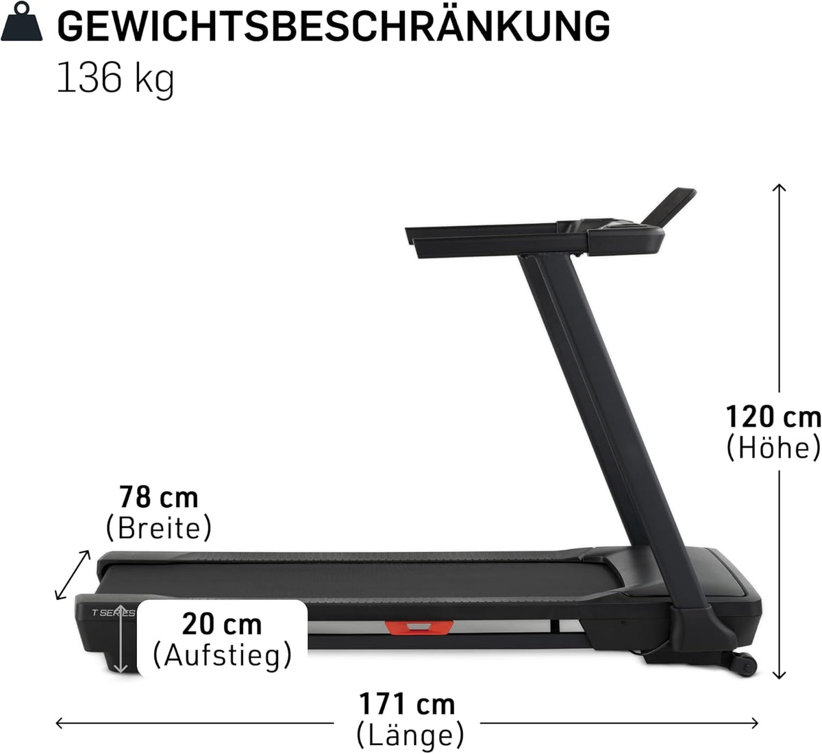 NordicTrack T-Serie: Laufband mit Steigung & Bluetooth, ideal fürs Heimtraining ✨