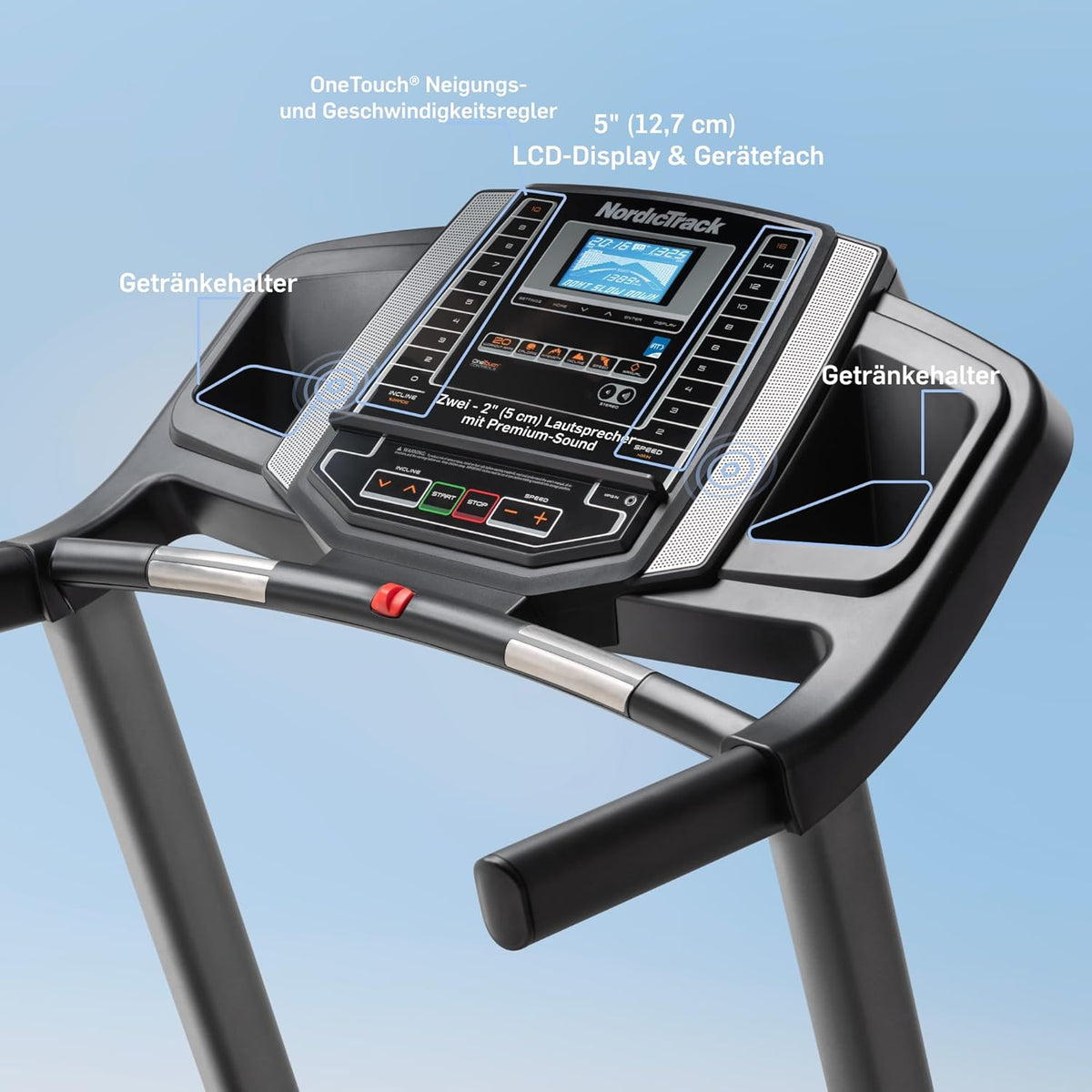 NordicTrack T-Serie: Laufband mit Steigung, Bluetooth, 136 kg Traglast ✨
