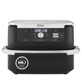 Ninja AF500EUCP Foodi FlexDrawer Heißluftfritteuse 10,4L – 7 Funktionen, Dual Zone, 2470W, Schwarz/Kupfer