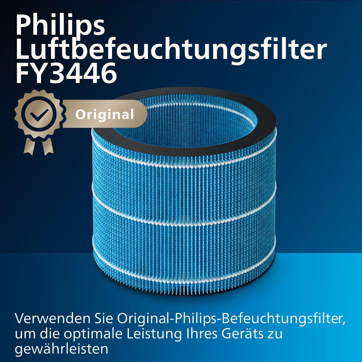 Philips HU2718/10 2000 Series Luftbefeuchter 2L – NanoCloud, 200ml/h, 32m², 3 Stufen, 15h, Schwarz/Kupfer