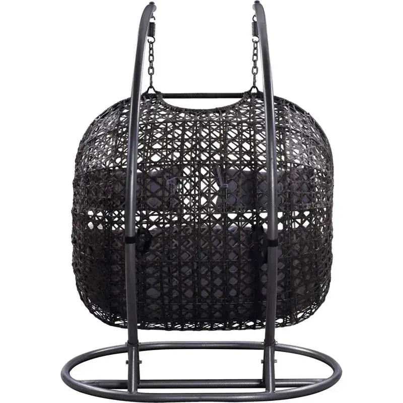 2025 Wicker Patio Swing Chair – All-Weather Outdoor Hanging Seating