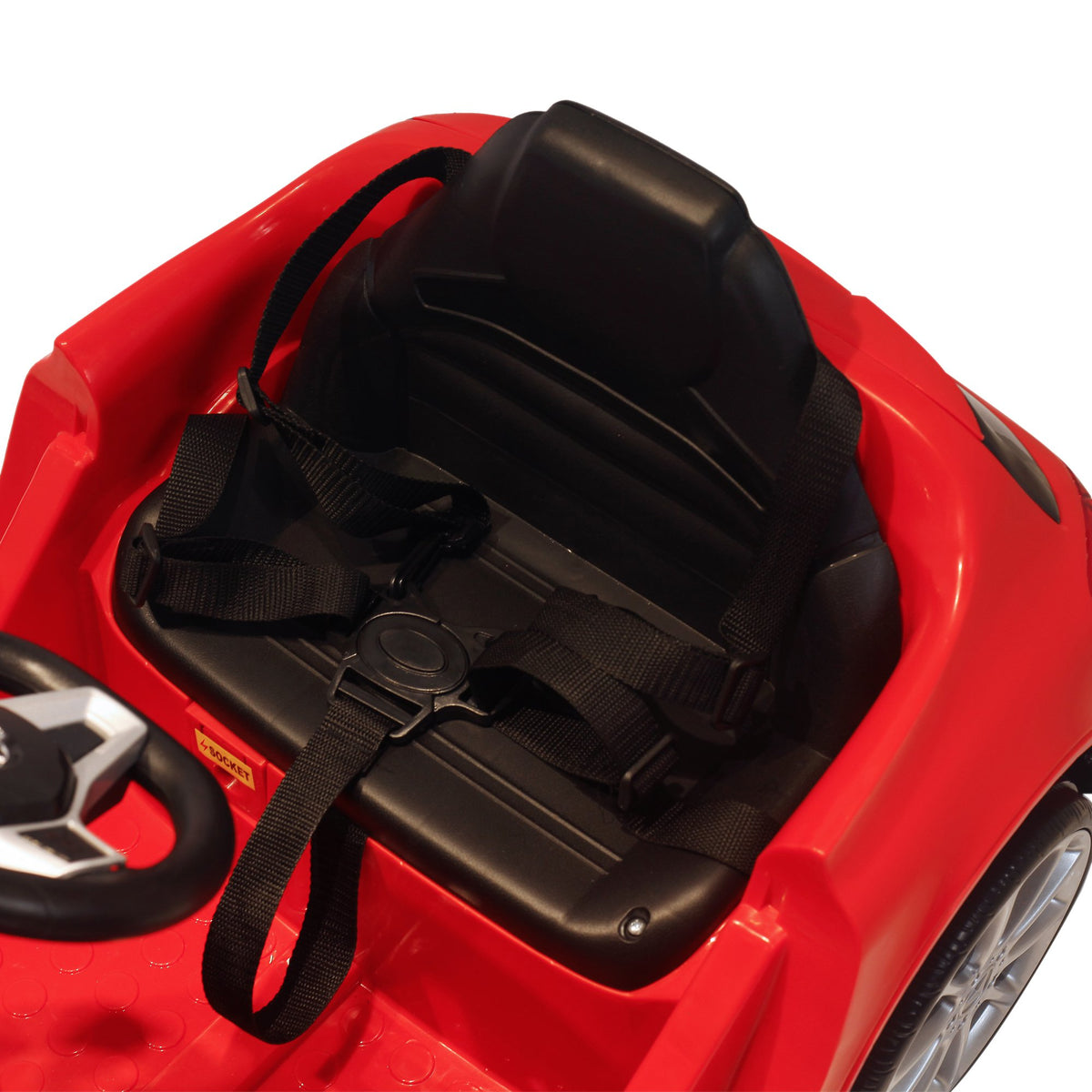 HOMCOM® Elektroauto für kinder 1 Motor Fernbedienung Musik Mercedes Kinderspielfahrzeug