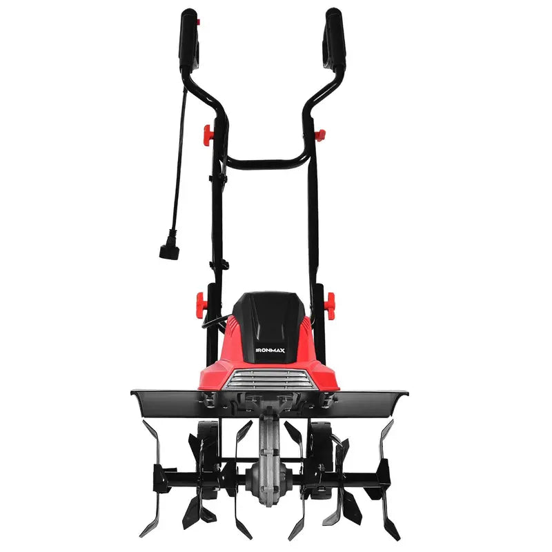 17-Inch Corded Electric Tiller & Cultivator – 13.5 Amp Motor with 9-Inch Tilling Depth