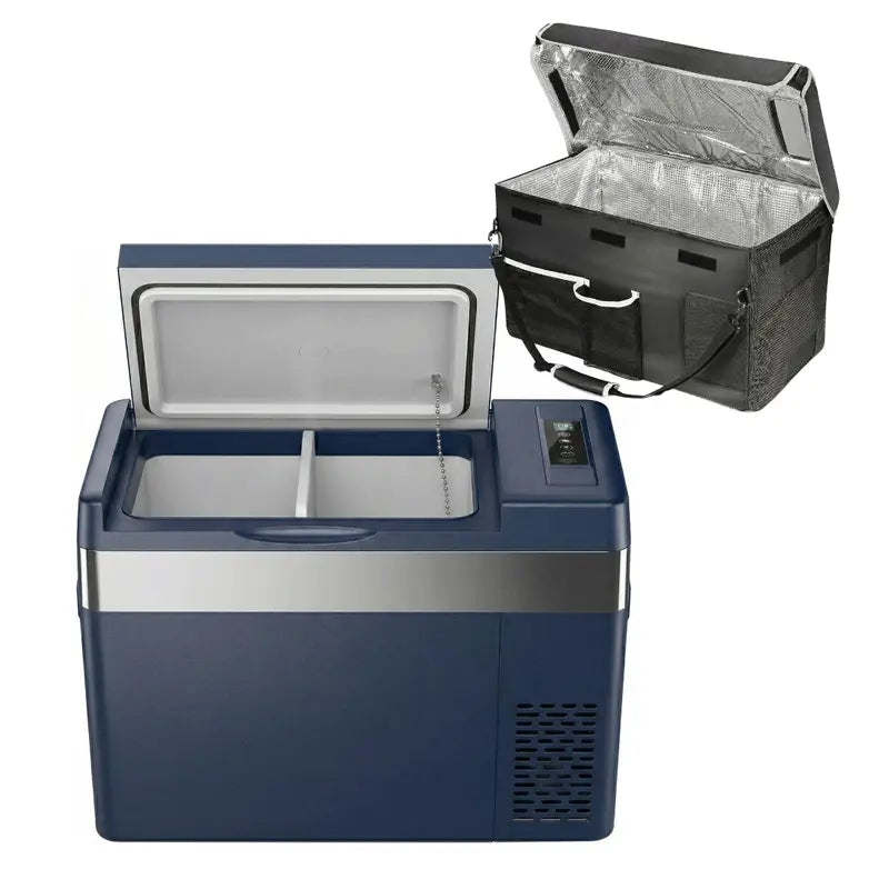 23–30 Quart Portable Compressor-Powered Car Fridge Freezer (12V/24V DC)