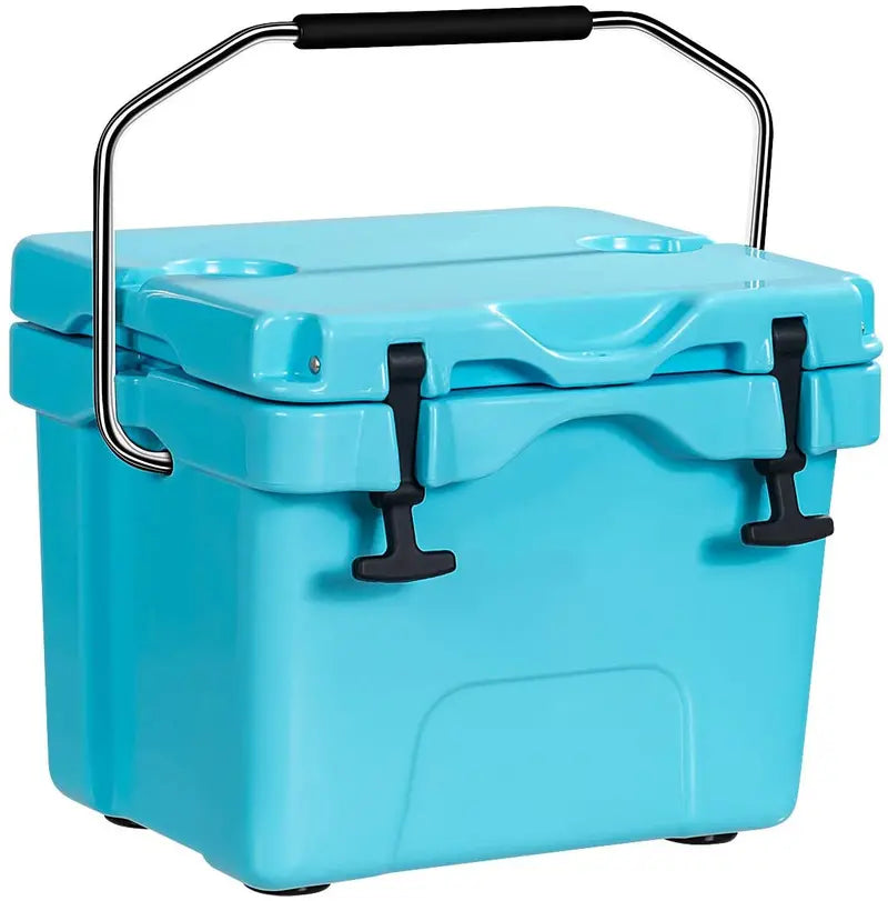 16-Quart Portable Cooler – Insulated Ice Chest for Day Trips and Outdoor Adventures