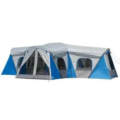 16-Person 3-Room Family Camping Tent – Full-Size Cabin with Triple Entry Points