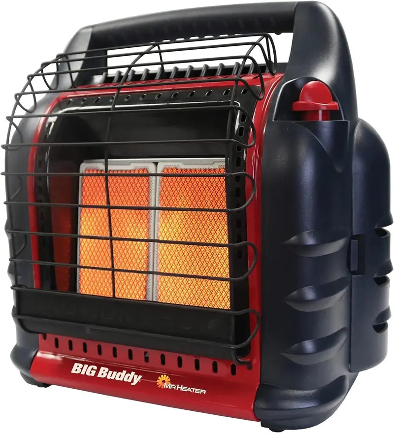 18,000 BTU Portable Propane Heater – Compact Big Buddy Model for Indoor/Outdoor Use