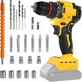 20V Brushless Cordless Drill Driver – Dewalt Battery Compatible, Two-Speed Control