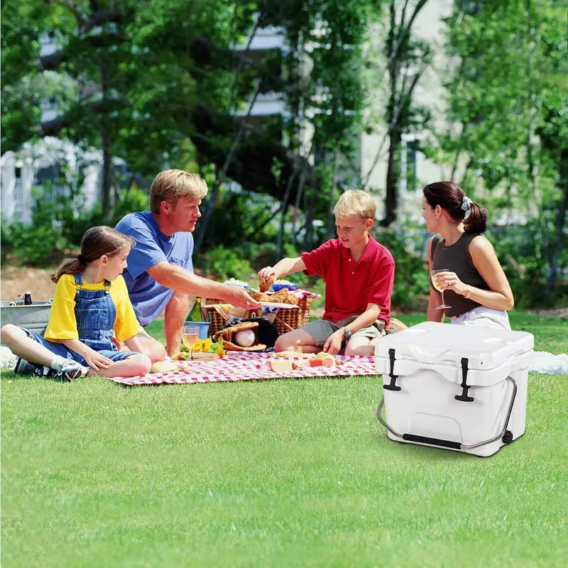16-Quart Portable Cooler – Insulated Ice Chest for Day Trips and Outdoor Adventures