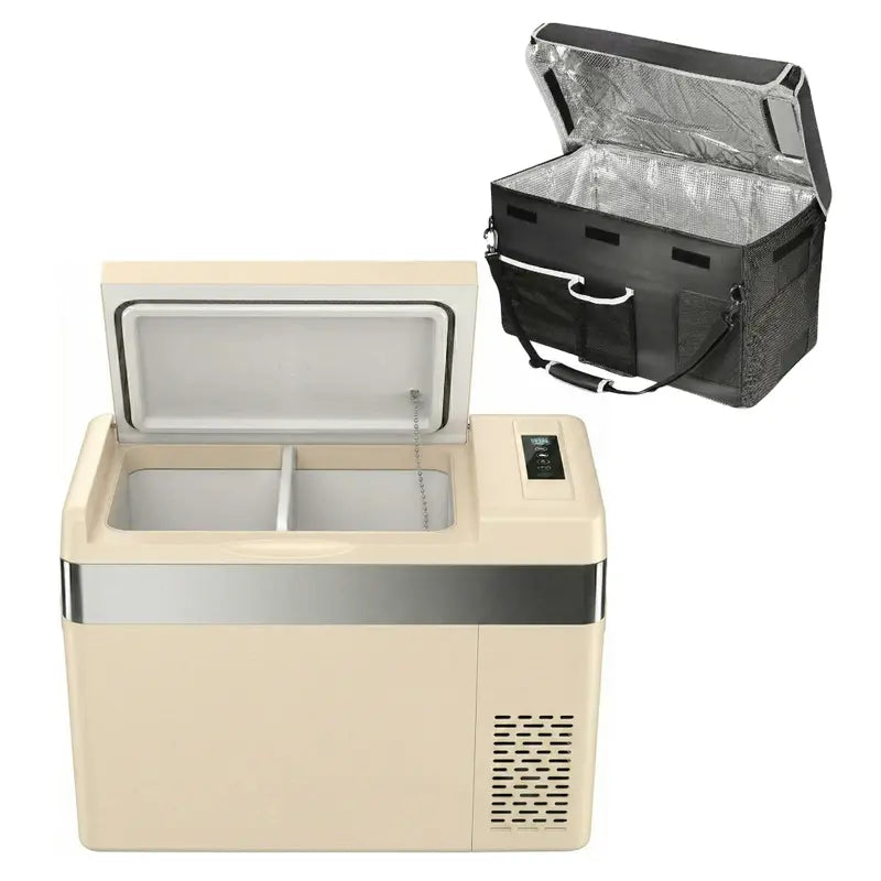 23–30 Quart Portable Compressor-Powered Car Fridge Freezer (12V/24V DC)