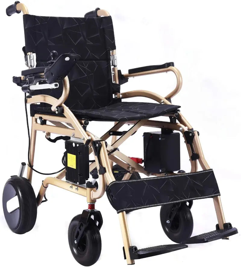 2020 Lightweight Foldable Electric Wheelchair for Travel — Aviation-Safe, Wide-Seat Motorized Mobility Scooter