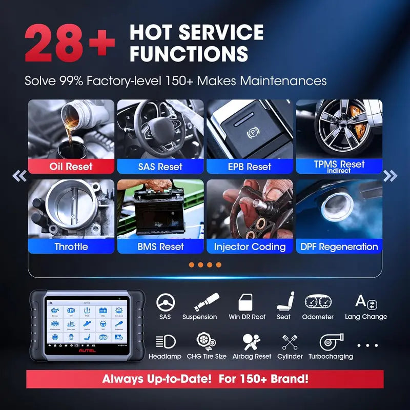 2024 Bidirectional OBD2 Scanner – MK808BT Pro / MX808S / M808Z with Android 11 & 28+ Service Functions