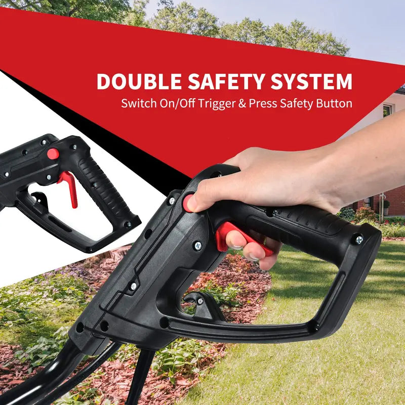 17-Inch Corded Electric Tiller & Cultivator – 13.5 Amp Motor with 9-Inch Tilling Depth