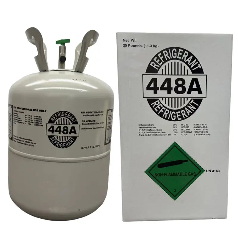 25 lb R448A Refrigerant – Eco-Friendly Commercial & Industrial HVAC Replacement Gas